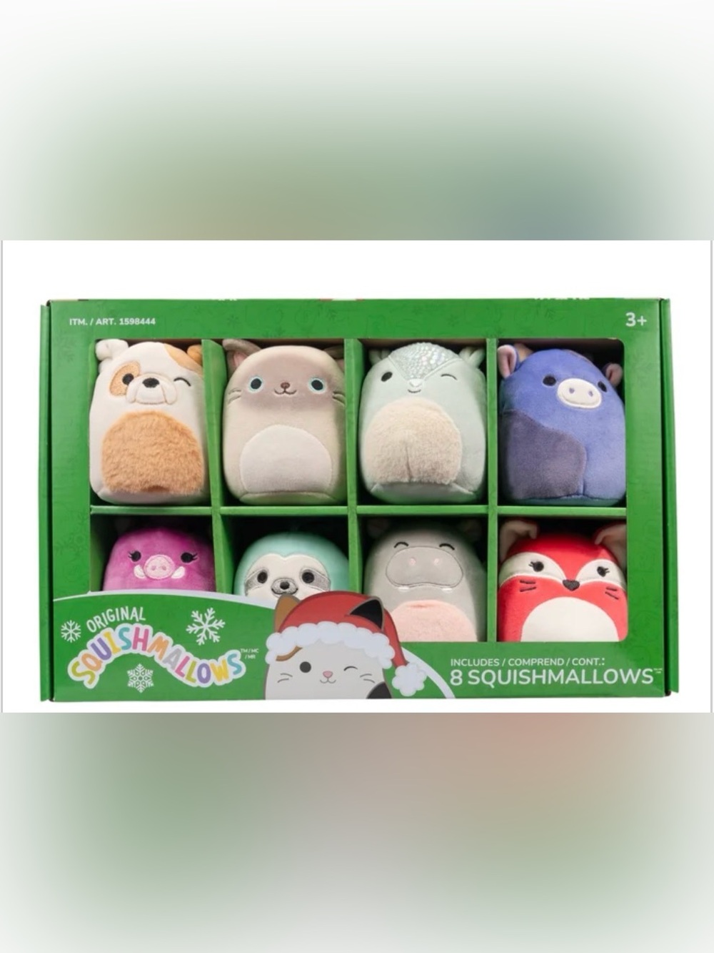 Squishmallows Festival 8 Pack Holiday Ornament Plush Toy Discontinued Costco